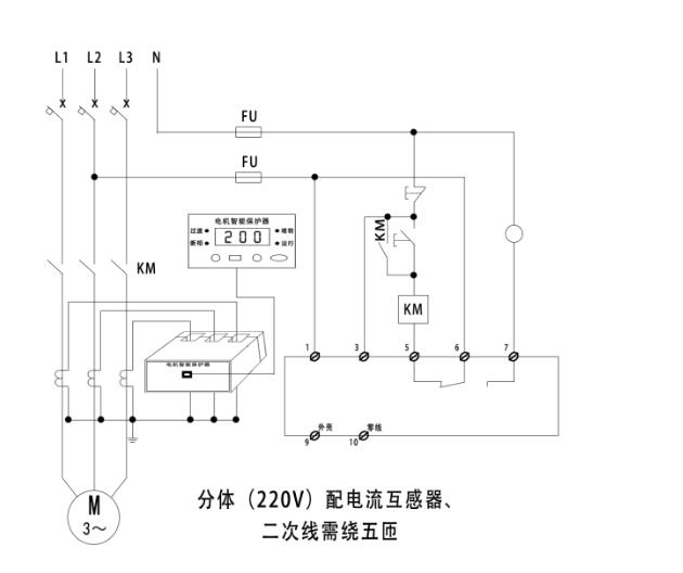 二次线路穿过保护器需绕1